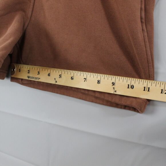 Lululemon Shorts Womens 4 Loungeful High Rise Short 4 Brown Comfy Cozy Fleece - Picture 13 of 13